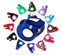 EcoBark Step in Dog Harness - Reflective Soft Luxurious Mesh Dog Harnesses for XXS, XS, Small, and Medium Dogs - Eco-Friendly Comfort Secure Halter No Pull Adjustable Pet Vest (Royal Blue, Small)