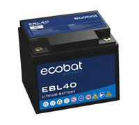 Ecobat 12v 40Ah Lithium Battery 512Wh Ecobat EBL40
