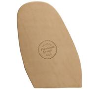 eCobbler 5mm Thick Mens Leather Soles 1 Pair for DIY Shoe Repairs Brown