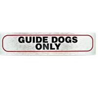 eCobbler Dog Signs For Dog Owners 17Cm X 4Cm Large Selection - Guide Dogs Only