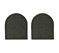 ecobbler Ladies Black Super Hard Wearing Rubber Heels for DIY Shoe Repairs (Black Colour 1 1/4 inch Wide)