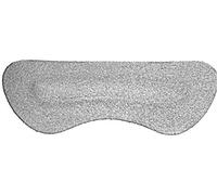 eCobbler Quality TIE TIGHT Heels Grips Black,Beige,Grey Suede 3 Pair Packs - 3 Pairs Grey