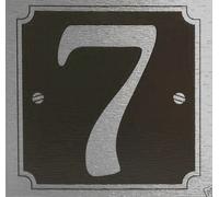 eCobbler Stick On Door - Number 7 with black background