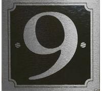 eCobbler Stick On Door Number 9 with black background