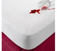 ECOBIZ 100% Cotton Bunk Bed Waterproof Mattress Protector Washable, Soft Absorbent Bunk Bed Mattress Protector Non-Noisy Deep Mattress Protector Anti Allergy, 2ft 6 Small Single Mattress Protector