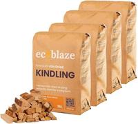 Ecoblaze 26kg Kiln Dried Hardwood Kindling Wood - Premium firewood kindling for wood burners, fire pits, stoves, pizza ovens. Works with logs, briquettes, firelighters & smokeless coal.