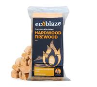 Ecoblaze Kiln Dried Firewood Logs 8.5kg Bag, Fire Logs, Firewood, Kindling Wood, Fire Pits & Pizza Oven Wood - High Heat Log For BBQ, Hardwood Woods for Wooden Burner - Eco-Friendly and Sustainable