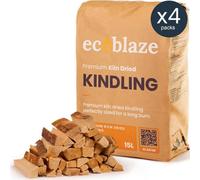Ecoblaze Kiln Dried Kindling Wood 480 (120X4 Boxes) Fire Sticks For Log Burners