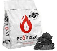 Ecoblaze Lumpwood Charcoal BBQ - Premium Restaurant Grade BBQ Charcoal, Perfect For Barbecues, Large Whole Pieces, Minimum 70% Of Carbon, 100% Natural & Eco-Friendly (10KG Bag)