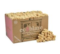 Ecoblaze Natural 500 Firelighters - Fire Lighters for BBQ, Pizza Oven, Fire Pits - Wood Wool Fire Starters - Perfect for Garden Life & Camping, Safe, Clean Wax Coated Instant Firestarter