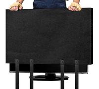 EcoBrisa TV Moving Cover for 60-65in Flat Screen TV Heavy Duty Felt Screen Protector Anti-Scratch with Bottom Strap During House Moving,Storing, Painting or Home Renovation Packing Cushioning Supplies