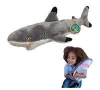 EcoBuddiez - Blacktip Shark from Deluxebase. Large 60cm Soft Plush Animals made from Recycled Plastic Bottles. Eco-Friendly Cuddly Gift for Kids and Cute Stuffed Animal Toy for Toddlers.