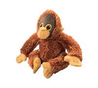 EcoBuddiez - Orangutan from Deluxebase. Small Soft Plush Animals made from Recycled Plastic Bottles. Eco-Friendly Cuddly Gift for Kids and Cute Stuffed Animal Toy for Toddlers.