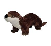 EcoBuddiez - Otter from Deluxebase. Large 45cm Soft Plush Animals made from Recycled Plastic Bottles. Eco-Friendly Cuddly Gift for Kids and Cute Stuffed Animal Toy for Toddlers.