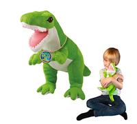 EcoBuddiez - T-Rex from Deluxebase. Large 35cm Soft Dinosaur Toy made from Recycled Plastic Bottles. Eco-Friendly Cuddly Gift for Kids and Cute Stuffed Animal Toy for Toddlers.