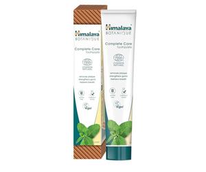 Ecocert Cosmos Natural Certified Himalaya Botanique Complete Care Herbal Toothpaste with Organic Actives, Mint Flavor, Fights Plaque, Freshens Breath, Fluoride Free, Gluten & SLS Free, 75 ml