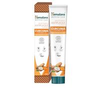 Ecocert Cosmos Natural Certified Himalaya Botanique Whitening Antiplaque Toothpaste with Organic Actives, Curcuma + Coconut Oil for Brighter Teeth | Prevents Cavities, Refreshes Breath, 75 ml