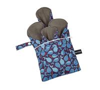 EcoChick Reusable Sanitary Pads | 4 Pack | Organic Bamboo Fleece | Small Medium Heavy Absorbency | Under The Sea