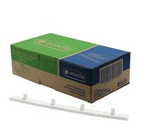 Ecoclip Baseplate, White, Pack of 25, Made in Great Britain, (PT29407)
