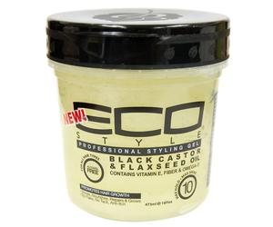 Ecoco Eco Style Black Castor & Flaxseed Oil Styling Gel 16oz