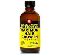 Ecoco Eco Style Black Castor Oil & Flaxseed Oil Maximum Hair Growth Formula, 4 Ounce