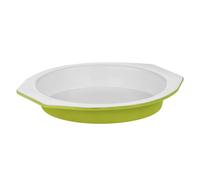 Ecocook Deep Cake Tin, carbon steel - Lime Green/White
