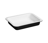Ecocook Roasting Dish, Carbon Steel, Black/White