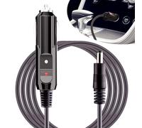 ecocstm 12V Car Charger Adapter, Cigarette Lighter Power Cord, Charger Power Cord Fit for Snailax Gideon Relaxzen Belmint Back Massage Seat Cushion Shiatsu Neck and Back Massager Car Accessories