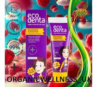 ECODENTA kids (0-12 years o.) KAKĖ MAKĖ toothpaste with raspberries 75 ml.