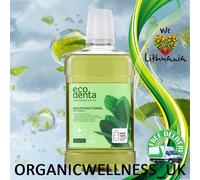 ECODENTA Natural MULTIFUNCTIONAL MOUTHWASH/ Mint + Sage + Aloe Vera 500 ml.