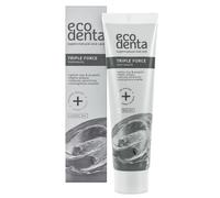 Ecodenta Toothpaste Fluoride Free - Triple Force Teeth Cleaning Plaque Removal Enamel Strengthening Sensitivity Reducing Tooth Paste 100ml