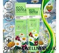 ECODENTA VEGAN Toothpaste for sensitive teeth Chamomile+Clove bud extr, 100 ml.