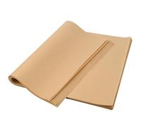 EcoDispose Unbleached Precut Baking Paper 100 Sheets, 12x16 Inch (30x40cm), Heavy Duty Non-Stick with Silicone Coating, Extra Strong Greaseproof for Oven, Air Fryer, Freezer, Baking.Kraft