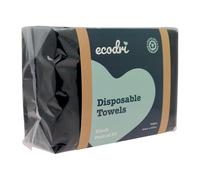 EcoDri Disposable Towels Black Pack of 50