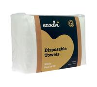 EcoDri Disposable Towels White Pack of 50