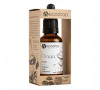 Ecodrop Chaga Mushroom Supplement 30ml, Dual Extract Liquid Tincture