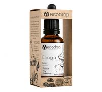 Ecodrop Chaga Mushroom Supplement 50ml, Dual Extract Liquid Tincture