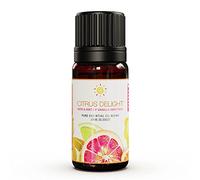 Ecodrop Citrus Essential Oil Blend - 10ml Bottle | Therapeutic Grade Pure Sweet Orange, Lemon, Tangerine, Bergamot, Mandarin, Clementine & Vanilla | Fresh & Calming Energising Aromatherapy Oil Blend