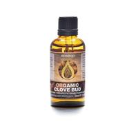 Ecodrop Clove Bud Essential Oil - 50ml Bottle | 100% Pure & Natural Eugenia Caryophyllata Oil | Aromatherapy Massage, Diffuser, Bath & Candle Oil for Focus, Pain & Skin | Organic