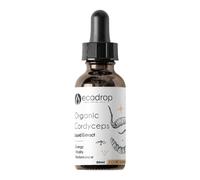 Ecodrop Cordyceps Mushroom Supplement 50ml, Dual Extract Liquid Tincture
