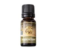 Ecodrop Frankincense Essential Oil I 10ml I Cosmos Certified Organic and 100% Pure Essential Oils I Top Therapeutic Grade for Aromatherapy I Use for Massage, Diffusers & Bath I Boswellia Serrata