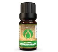 Ecodrop Green Mandarin Essential Oil - 10ml | Organic, Pure & Natural | Citrus & Floral Scent | Sweet Aromatherapy Diffuser Oil for Positive Energy | Soothing & Uplifting | Great for Stretch Marks