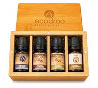 Ecodrop Organic Frankincense Essential Oils Set | 4 x 5ml Aromatherapy Oils