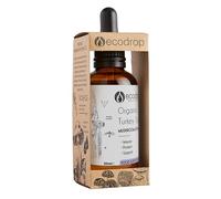 Ecodrop Organic Turkey Tail Mushroom I 50ml I Double Extract Liquid Tincture Turkey Tail Supplement I Heavy Metal-Free, Nordic Sourced, & Fully Traceable I Manufactured in Finland