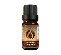 Ecodrop Pure Coffee Essential Oil - 10ml bottle | 100% Natural Therapeutic Grade Indian Coffea Arabica Oil | Organic Aromatherapy Diffuser, Massage & Soap-Making Oil | Energy, Focus & Skin Exfoliation