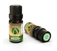 Ecodrop Pure Oregano Essential Oils - 10ml Bottle | 100% Natural Herbaceous Aromatherapy Diffuser Oil for Clear Skin & Health | Origanum Vulgare, Heals & Soothes for Healthy Skin | Certified Organic