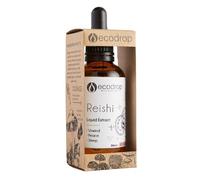 Ecodrop Reishi Mushroom Supplement 30ml, Dual Extract Liquid Tincture