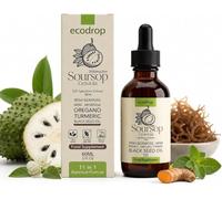 Ecodrop Soursop Drops 60ml/2000mg, 11-in-1 Herbal Multivitamin Supplement
