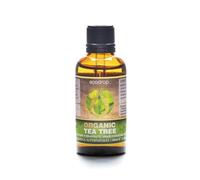 Ecodrop Tea Tree Essential Oil I 50ml I Certified Organic & 100% Pure I Natural & Therapeutic Grade for Aromatherapy, Massage, Diffusers & Bath I Australian Tea Tree Oil for Healthy Hair & Nails