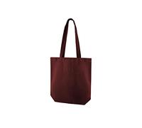 Ecoduka® 10oz Coloured Heavy Cotton Canvas Tote Bag | Shopping Bag in 15 Vibrant Colours | 320gsm Orange, Yellow, Purple, Red, Blue, Pink, Green (Burgundy)